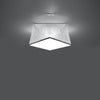 Sollux Lighting Ceiling Lamp HEXA 25 Silver for minimalist home lighting
