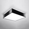 Loft flush ceiling lamp Sollux Lighting Ceiling Lamp HORUS 45 Black