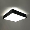 Scandinavian-style flush mount light Sollux Lighting Ceiling Lamp HORUS 45 Black