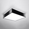 Elegant flush ceiling lamp Sollux Lighting Ceiling lamp HORUS 55 black