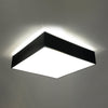 Modern flush mount light fixtures Sollux Lighting Ceiling lamp HORUS 55 black