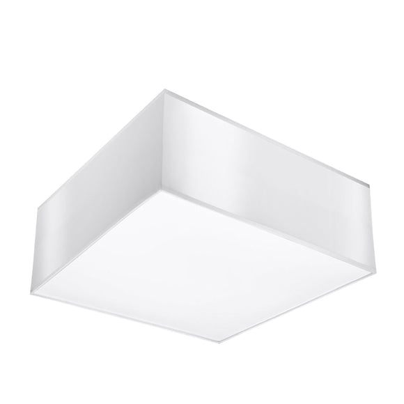 Contemporary flush mount ceiling light Sollux Lighting HORUS white