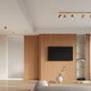 Stylish flush ceiling lamp Sollux Lighting Ceiling Lamp KEKE 30 oak