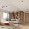 Cozy Sollux Lighting Ceiling Lamp KEKE 4 Oak bringing warmth to your space
