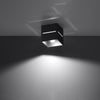 Modern Sollux Lighting Ceiling Lamp LORETO Black for a refined look