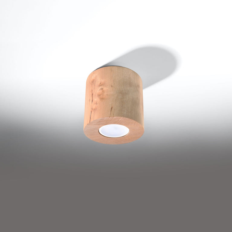 Sollux Lighting Ceiling Lamp ORBIS Natural Wood