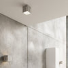 Ceiling lamp PIXAR grey  flush mount light fixtures brightening a contemporary bathroom