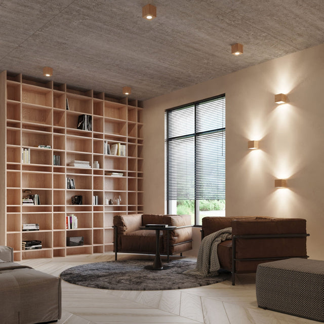 Sollux Lighting Ceiling Lamp QUAD Natural Wood