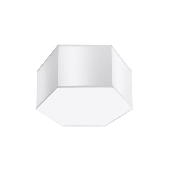 White flush ceiling light Sollux Lighting Ceiling lamp SUNDE 15 white