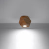 Geometric Sollux Lighting Ceiling Lamp WOODY 1 in Scandinavian style

