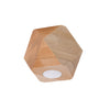 Sollux Lighting Ceiling Lamp WOODY 1 Natural Wood in modern decor
