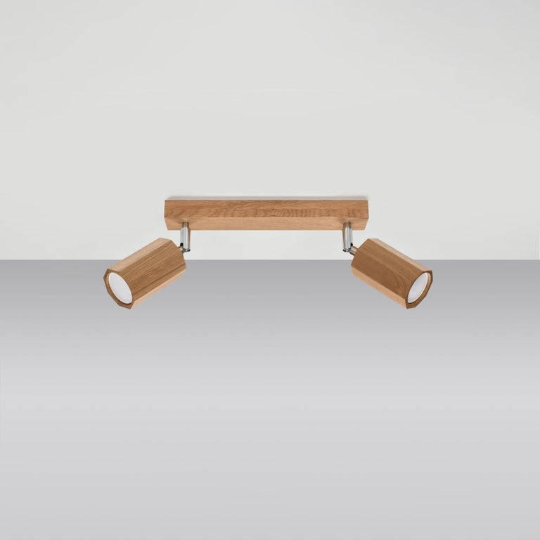 Sollux Lighting Ceiling Lamp ZEKE 2 Oak