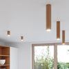 Ceiling lamp ZEKE 4 oak for traditional and modern interiors