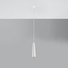 Adjustable pendant ceiling lights Sollux Lighting Ceramic pendant lamp ELECTRA