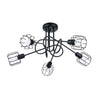 Ceiling lamp for bedroom in black - Sollux Lighting Chandelier BELUCI 5S black