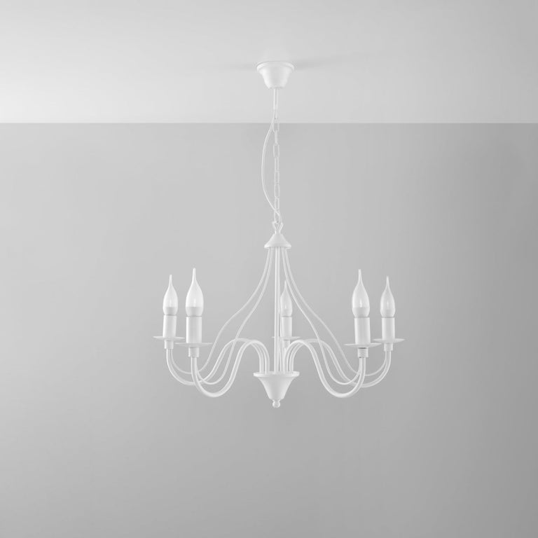 Sollux Lighting Chandelier MINERWA 5 White