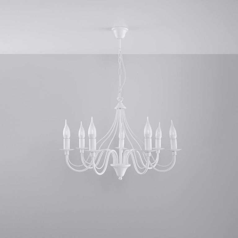 Sollux Lighting Chandelier MINERWA 7 White