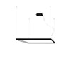 Experience Soft Lighting with Sollux Chandelier NELYA L black 4000K