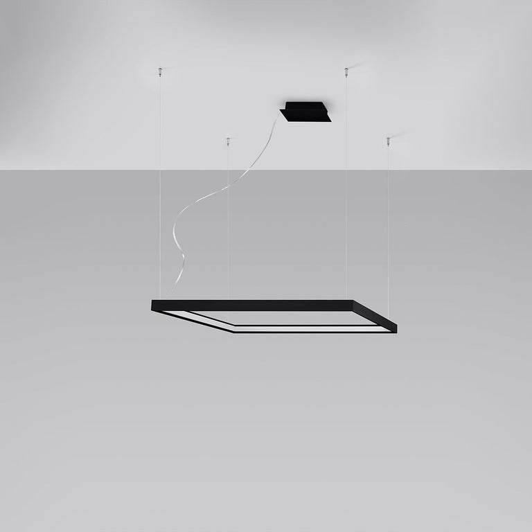 Sollux Lighting Chandelier NELYA M Black 3000K