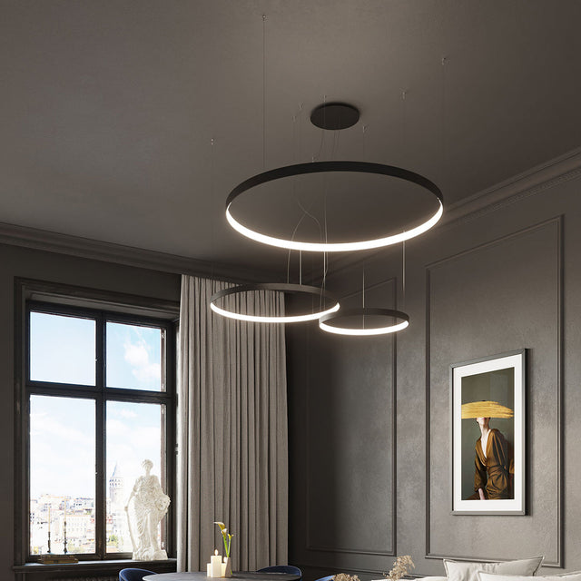 Sollux Lighting Chandelier RIO 110 Black 4000K