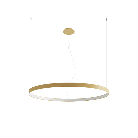 Minimalist chandelier light Sollux Lighting Chandelier RIO 110 golden LED 4000K