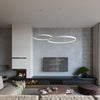 Stylish pendant light Sollux Lighting Chandelier RIO 110 white 3000K