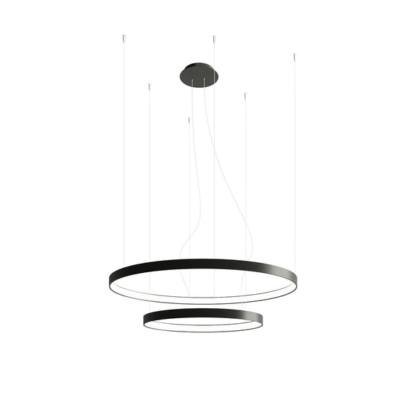 Modern Chandeliers for Stylish Interiors Chandelier RIO 2 55/78 black 3000K