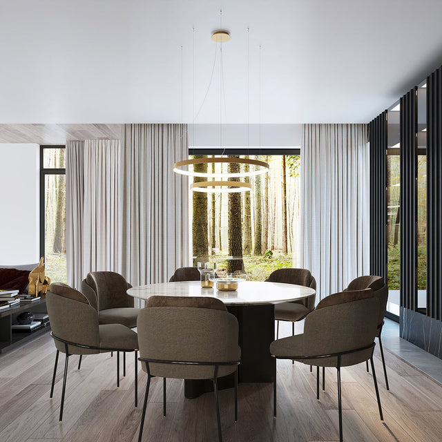 Sollux Lighting Chandelier RIO 2 55/78 Golden LED 4000K