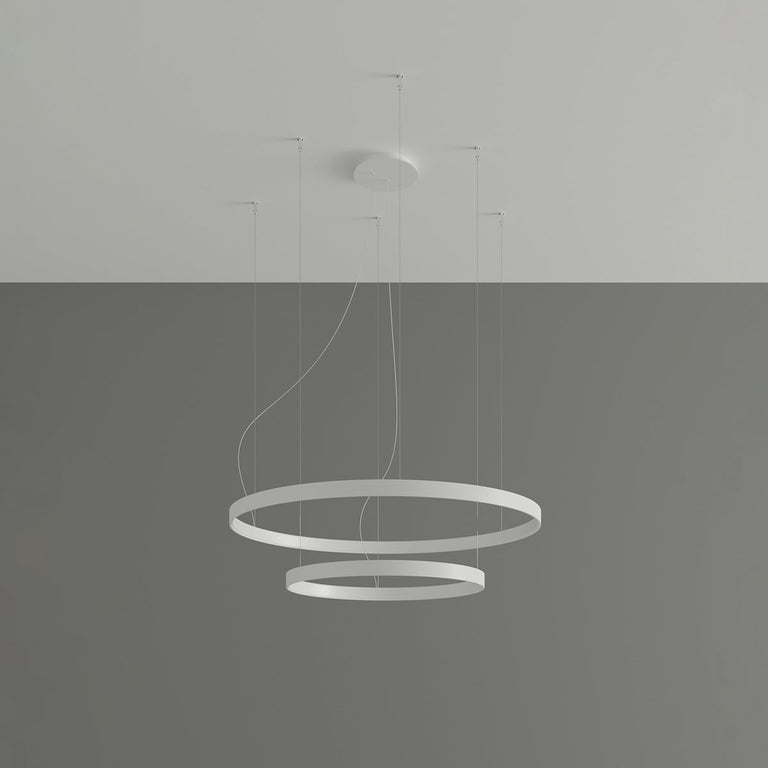 Sollux Lighting Chandelier RIO 2 55/78 White LED 4000K