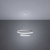 Sollux Lighting RIO 2 White LED pendant ceiling lights
