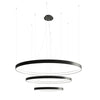 Modern black chandelier light Sollux Lighting Chandelier RIO 3 55/78/110 black 3000K