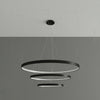 Contemporary chandelier light with LED  RIO 3 55/78/110 black LED 4000K