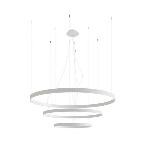 Stylish Pendant Lighting Chandelier RIO 3 55/78/110 white LED 4000K