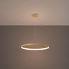 Pendant light Sollux Lighting Chandelier RIO 55 golden LED 3000K