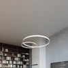 "Pendant Sollux Lighting Chandelier RIO 55 White 3000K fixture"
