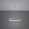 Minimalist Sollux Lighting Chandelier RIO 55 golden LED 4000K