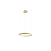 Elegant Sollux Lighting Chandelier RIO 55 golden LED 4000K