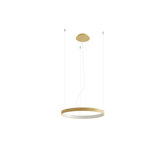 Elegant Sollux Lighting Chandelier RIO 55 golden LED 4000K
