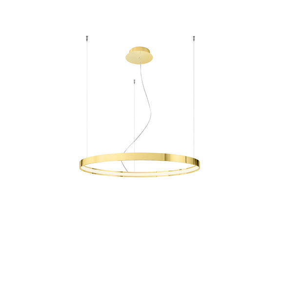 Modern Pendant Light Sollux Lighting Chandelier RIO 78 Polished Gold
