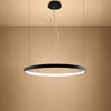 Minimalist chandelier Sollux Lighting RIO 78 Black 3000K
