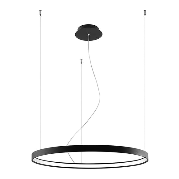 Pendant chandelier Sollux Lighting RIO 78 Black 3000K
