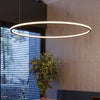 Timeless pendant light from Sollux Lighting, Chandelier RISA 120 black LED 3000K