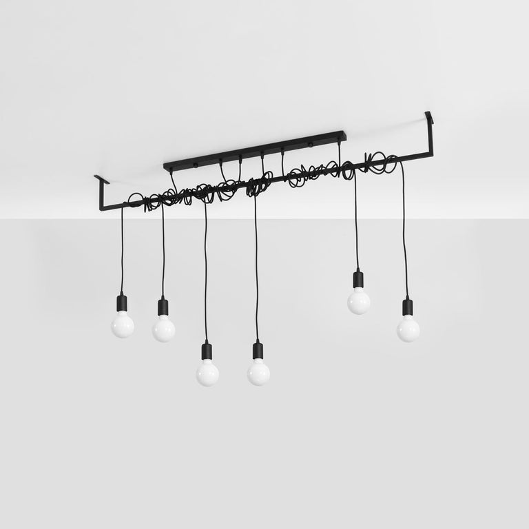 Sollux Lighting Chandelier SALAMANCA 6 Black
