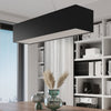 Minimalistic pendant ceiling lights Sollux Lighting Chandelier SANTA 120 black