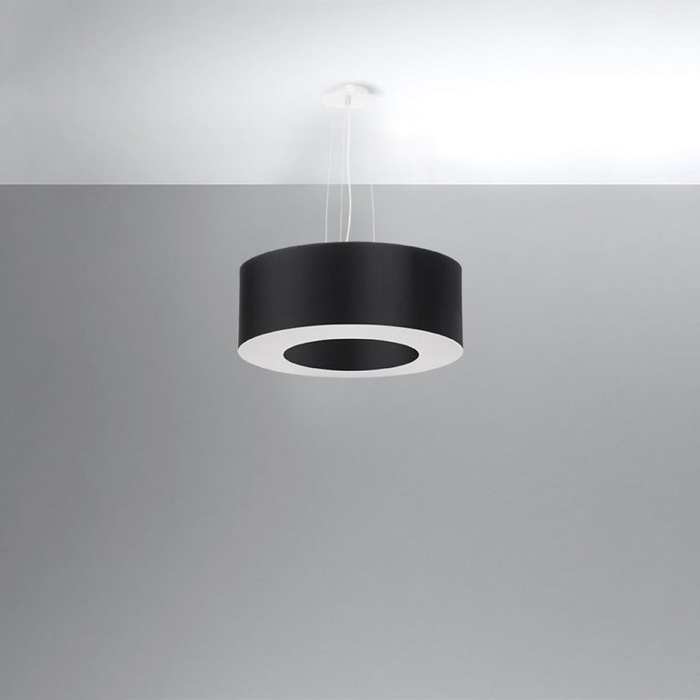 Sollux Lighting Chandelier SATURNO 50 Black