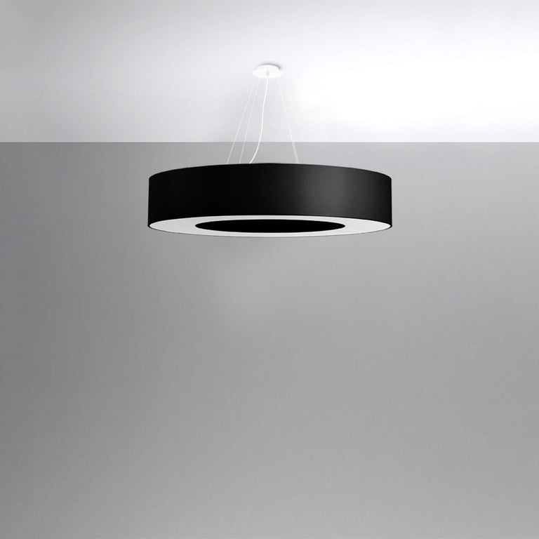 Sollux Lighting Chandelier SATURNO 90 Black