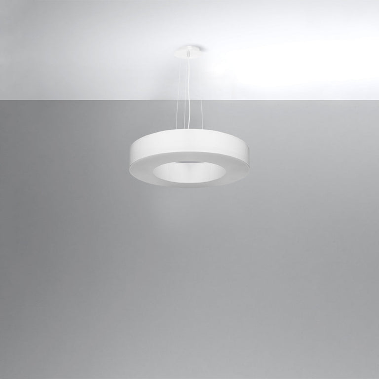 Sollux Lighting Chandelier SATURNO SLIM 50 White