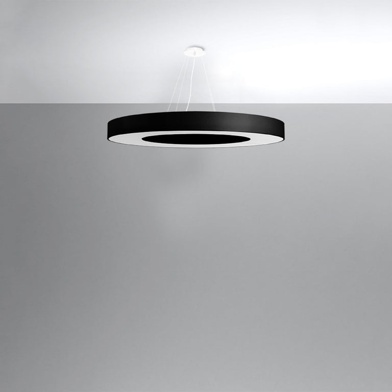 Sollux Lighting Chandelier SATURNO SLIM 90 Black