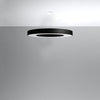 Pendant ceiling lights Sollux Lighting Chandelier SATURNO SLIM 90 black