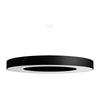 Modern chandelier light Sollux Lighting Chandelier SATURNO SLIM 90 black